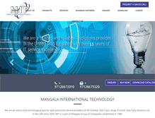 Tablet Screenshot of mitgroupuae.com
